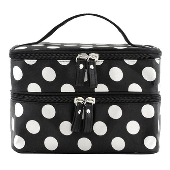 AVERY Dots Double toiletry bag - | Fashiongirl