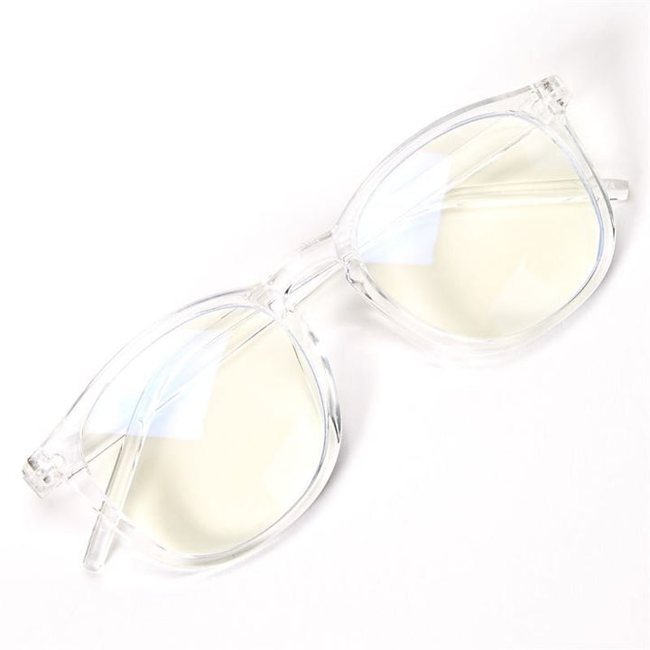 Blue Light glasses - Round shades, Crystal - style 1 - | Fashiongirl