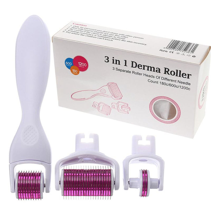 Dermaroller set (3 in 1 for face, eyes and body) - Dermaroller