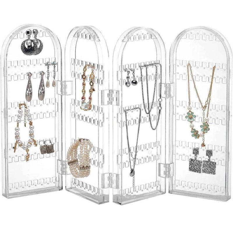 Earring Stand - Jewellery stand for earrings & necklaces - 4 sides - | Fashiongirl