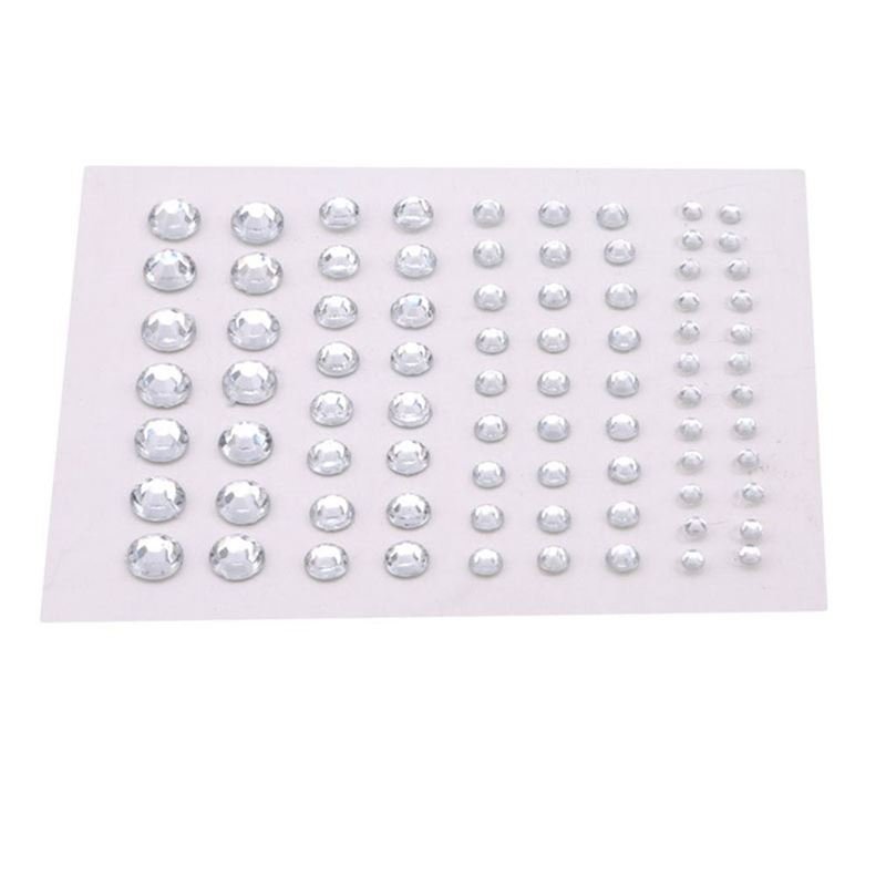 Face Jewels - Face diamonds - 80 pcs crystal diamonds - | Fashiongirl