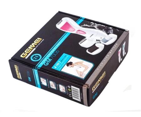 Gemei Pro 4 - in - 1 Ladyshaver epilator - Hair remover, callus remover, nail file - GM - 7006 - | Fashiongirl