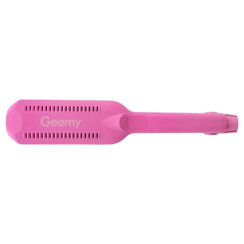 The Gemei PRO Crepe Iron Ceramic Crimp GM-1959 by Gemei, shown from above on a white background, features a rectangular, vented design with a textured handle—perfect for styling zigzag curls.