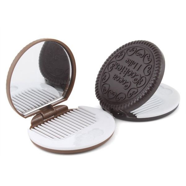 Makeup Mirror in Cookie design - | Fashiongirl