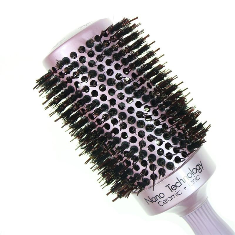 Nano Ceramic Thermal Hair Brush with Boar Hair - 65 MM - Hair Styling tool | Fashiongirl