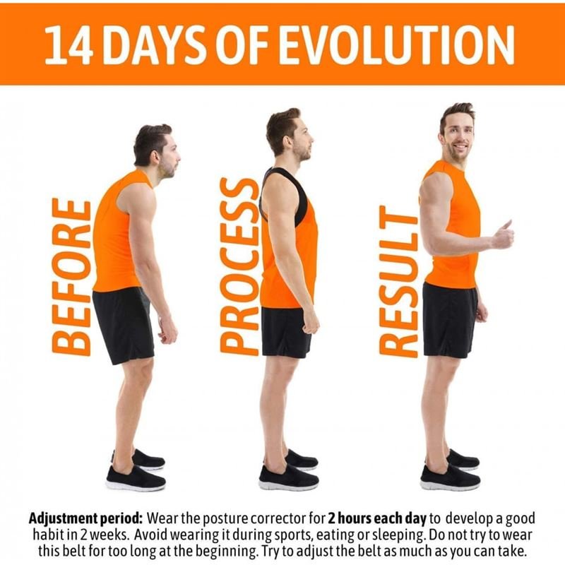 Posture corrector vest for back & shoulder | Posture 2.0 Posture Support , black - Shapewear | Fashiongirl