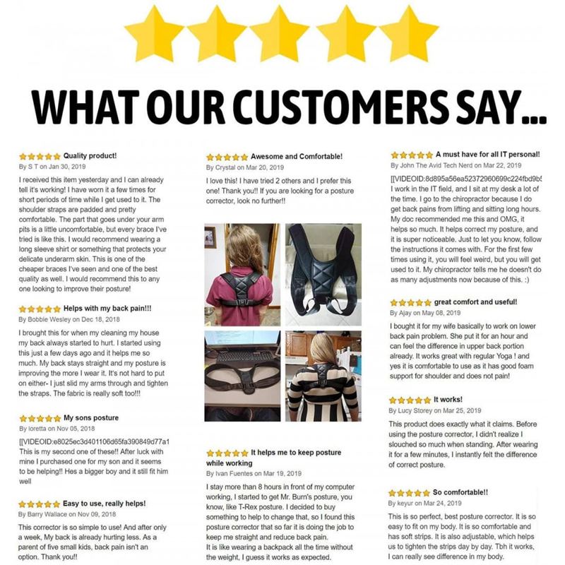 Posture corrector vest for back & shoulder | Posture 2.0 Posture Support , black - Shapewear | Fashiongirl