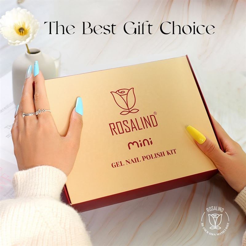 ROSALIND 38 - Piece Gel Nail Polish Set with 35 Colours + Base Coat & Top Coats (38 x 5 ml) - | Fashiongirl