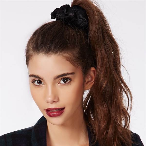 Scrunchie - Velour & elastic - Peanut - Hair Accessories