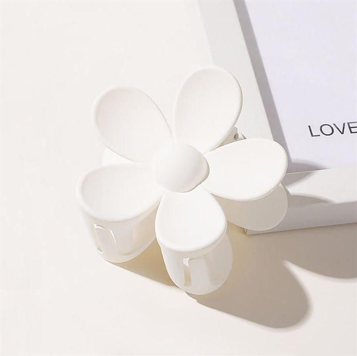 SOHO Bloom Hair Claw - White - Hair Accessories