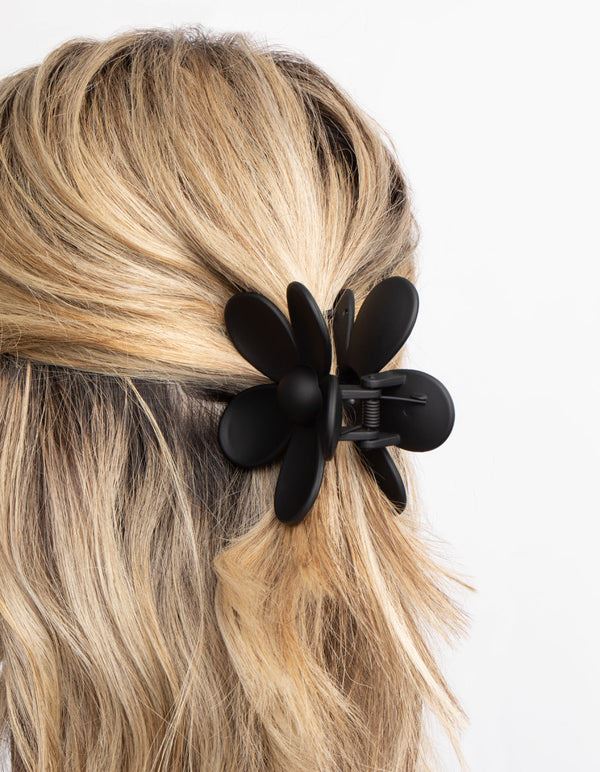 SOHO Bloom Hair Claw - White - Hair Accessories
