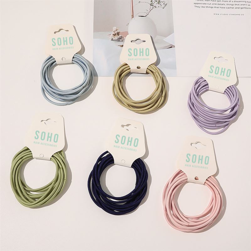 SOHO Ellie Hair Elastic - Green - Hair Accessories | Fashiongirl