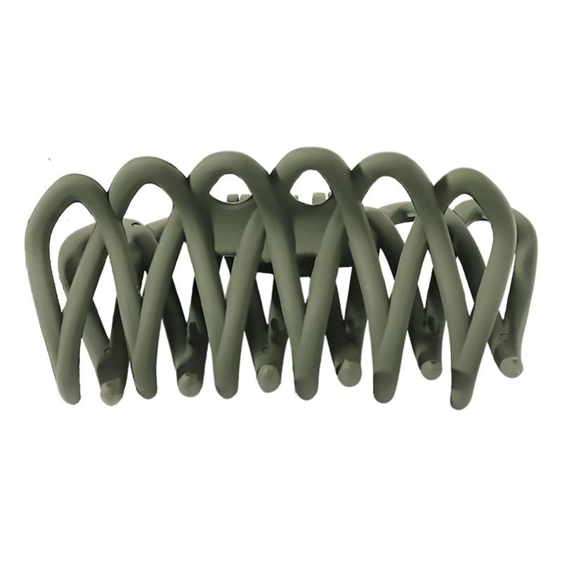 SOHO Olive Hair Claw - Green - Hair Accessories