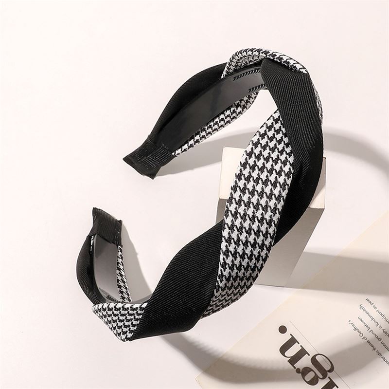 SOHO Paloma Headband - Black/White - Hair Accessories