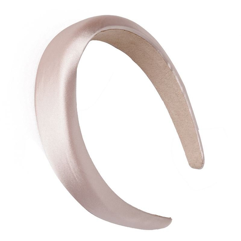 SOHO Satin Headband - Beige - Hair Accessories