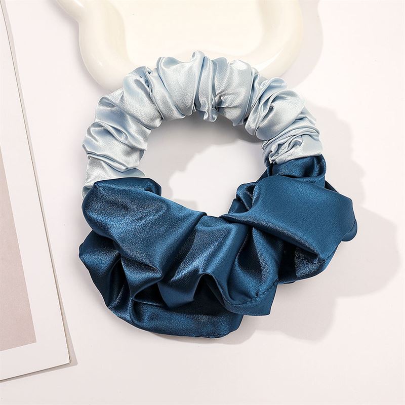 SOHO Soft Sleep Scrunchie, Heatless Curler - Blue - Hair Styling tool
