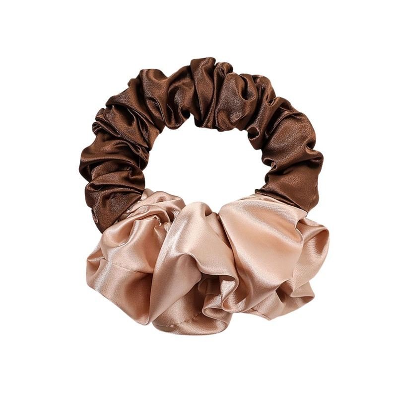 SOHO Soft Sleep Scrunchie, Heatless Curler - Brown - Hair Styling tool