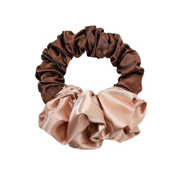 SOHO Soft Sleep Scrunchie, Heatless Curler - Brown - Hair Styling tool