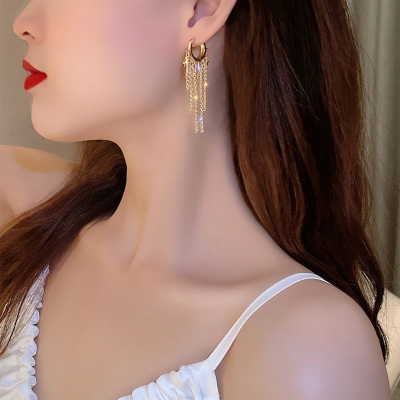 SOHO Star Earrings - Gold - | Fashiongirl