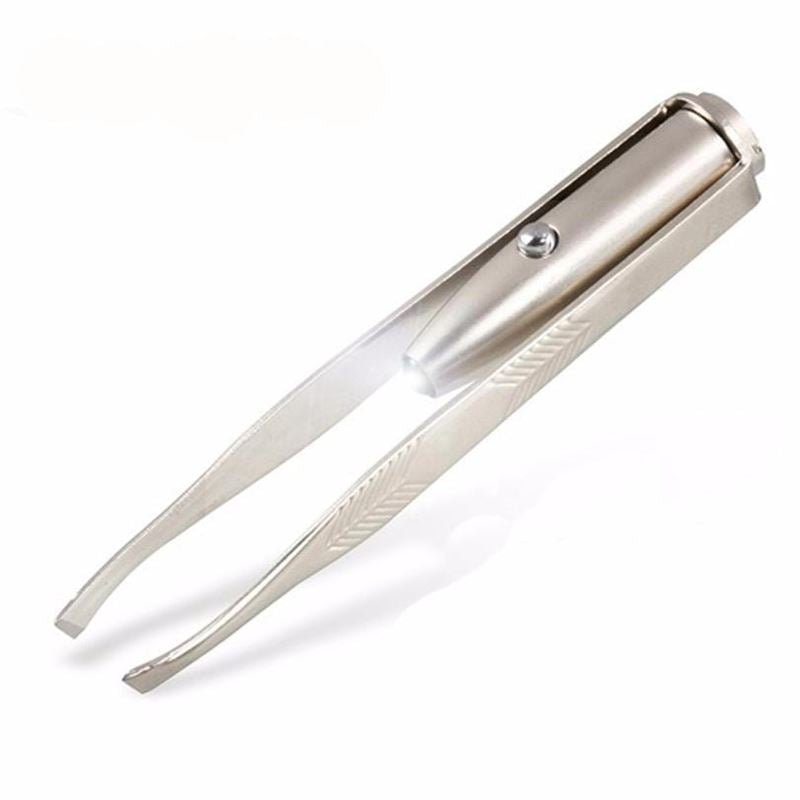 Tweezers tweezer with LED light for eyebrows - | Fashiongirl