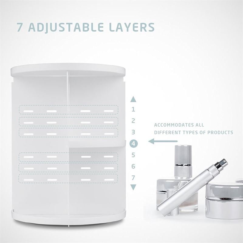 UNIQ 360 degree rotating organiser - White - Organiser