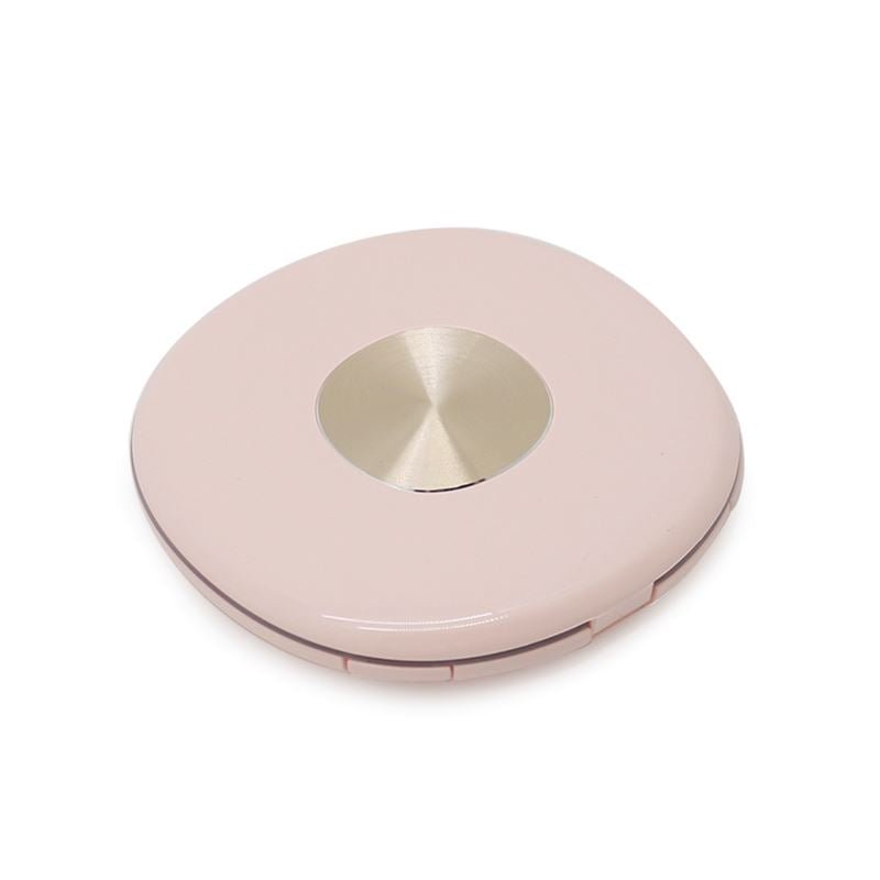 UNIQ Compact Double - sided Travel Mirror with LED (5x magnification) - Rose - | Fashiongirl