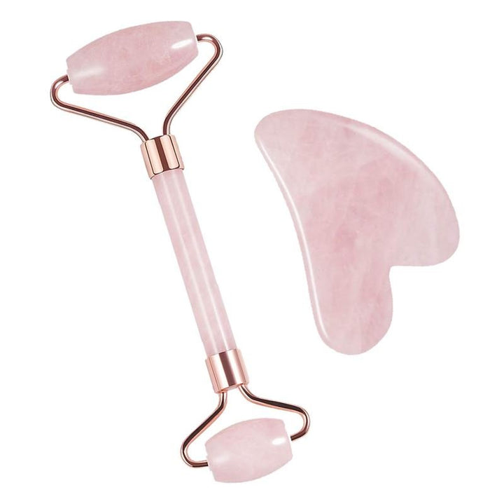 UNIQ Jade Roller + Guasha Stone (Pink) - | Fashiongirl