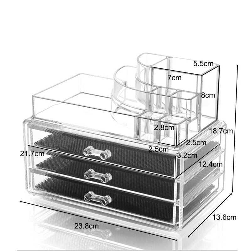 UNIQ Make up organiser - 3 drawers SF - 1303 (U320) - Organiser