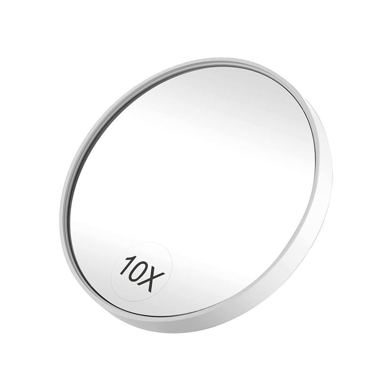 UNIQ Makeup mirror 10X magnification with suction cup - White - | Fashiongirl