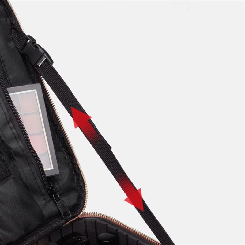 UNIQ makeup travel bag - Toiletry bag / Cosmetic bag for all your makeup - Rose - | Fashiongirl