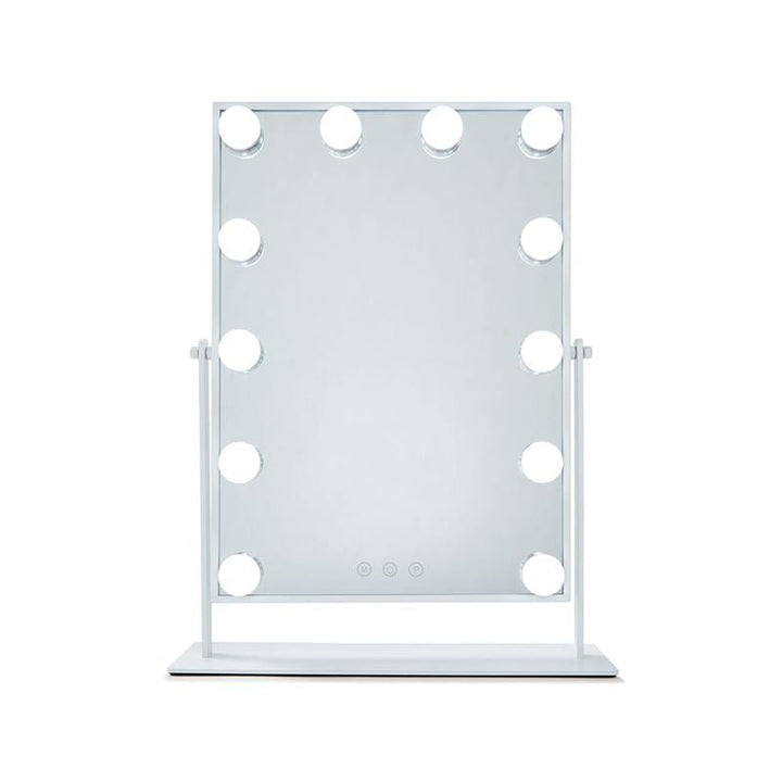 UNIQ New York Mega - Makeup mirror 12 bulbs - White - | Fashiongirl