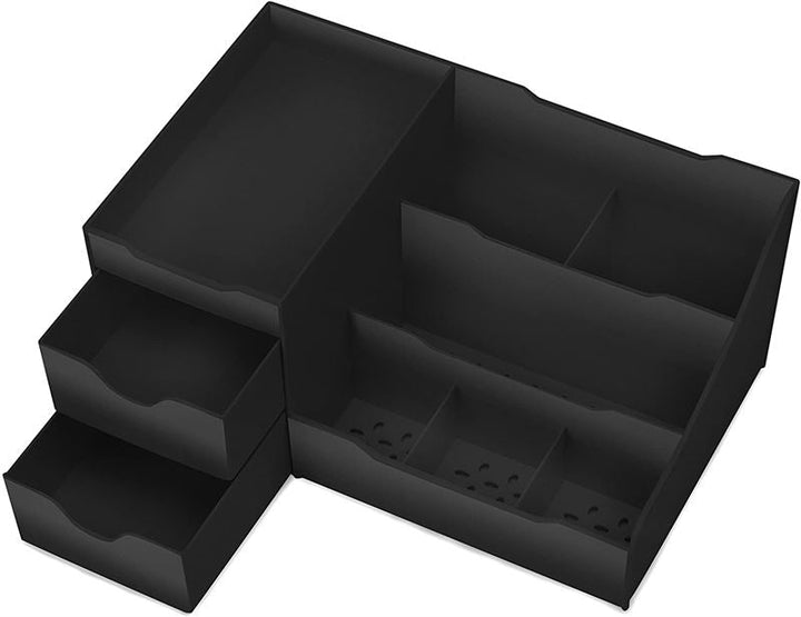 UNIQ Organiser for makeup & skincare products - 9 compartments - Black - Organiser