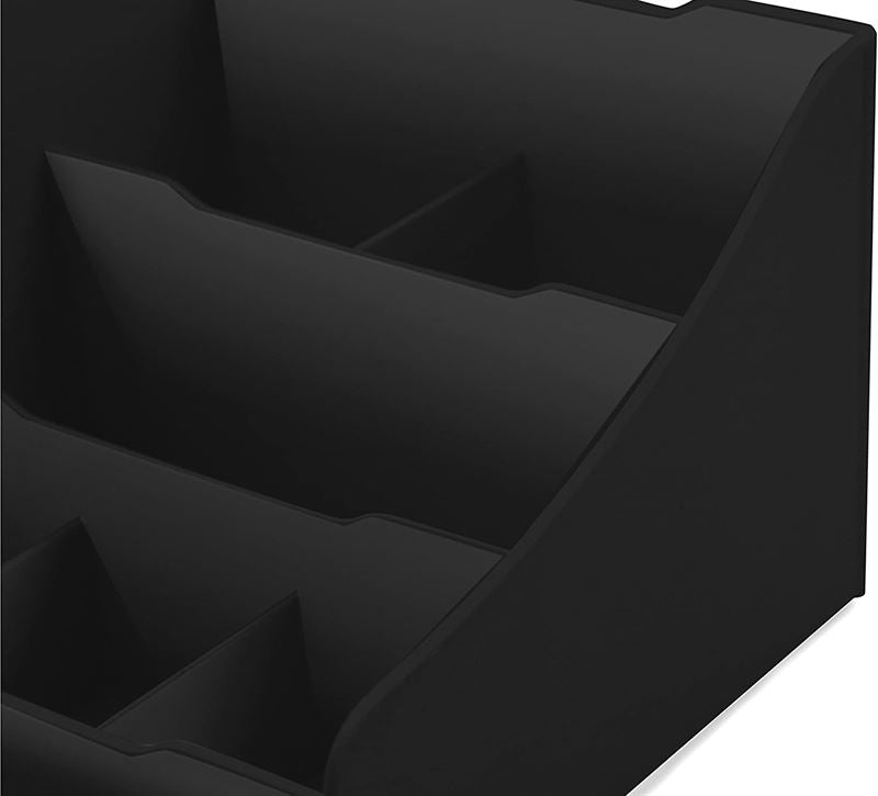 UNIQ Organiser for makeup & skincare products - 9 compartments - Black - Organiser