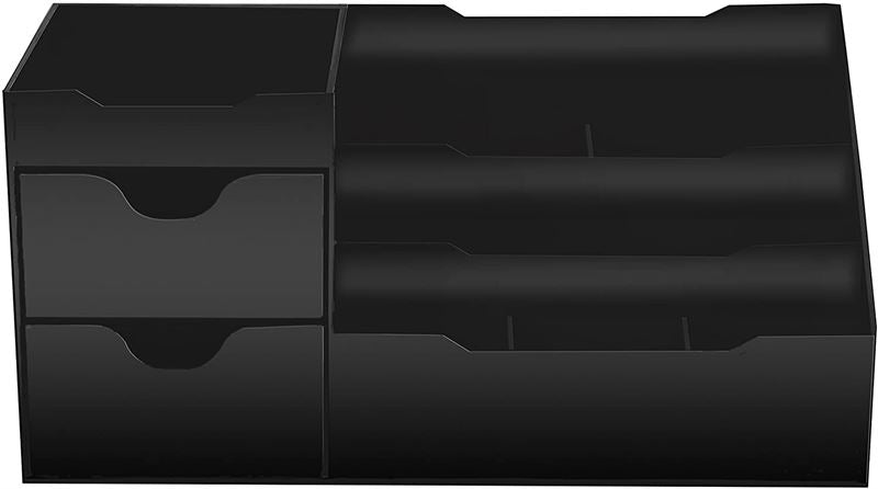 UNIQ Organiser for makeup & skincare products - 9 compartments - Black - Organiser