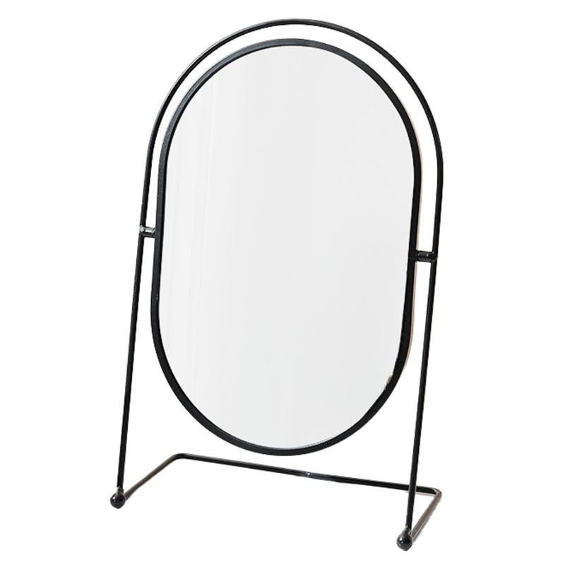 UNIQ Oval Lux Table Mirror - Black - | Fashiongirl
