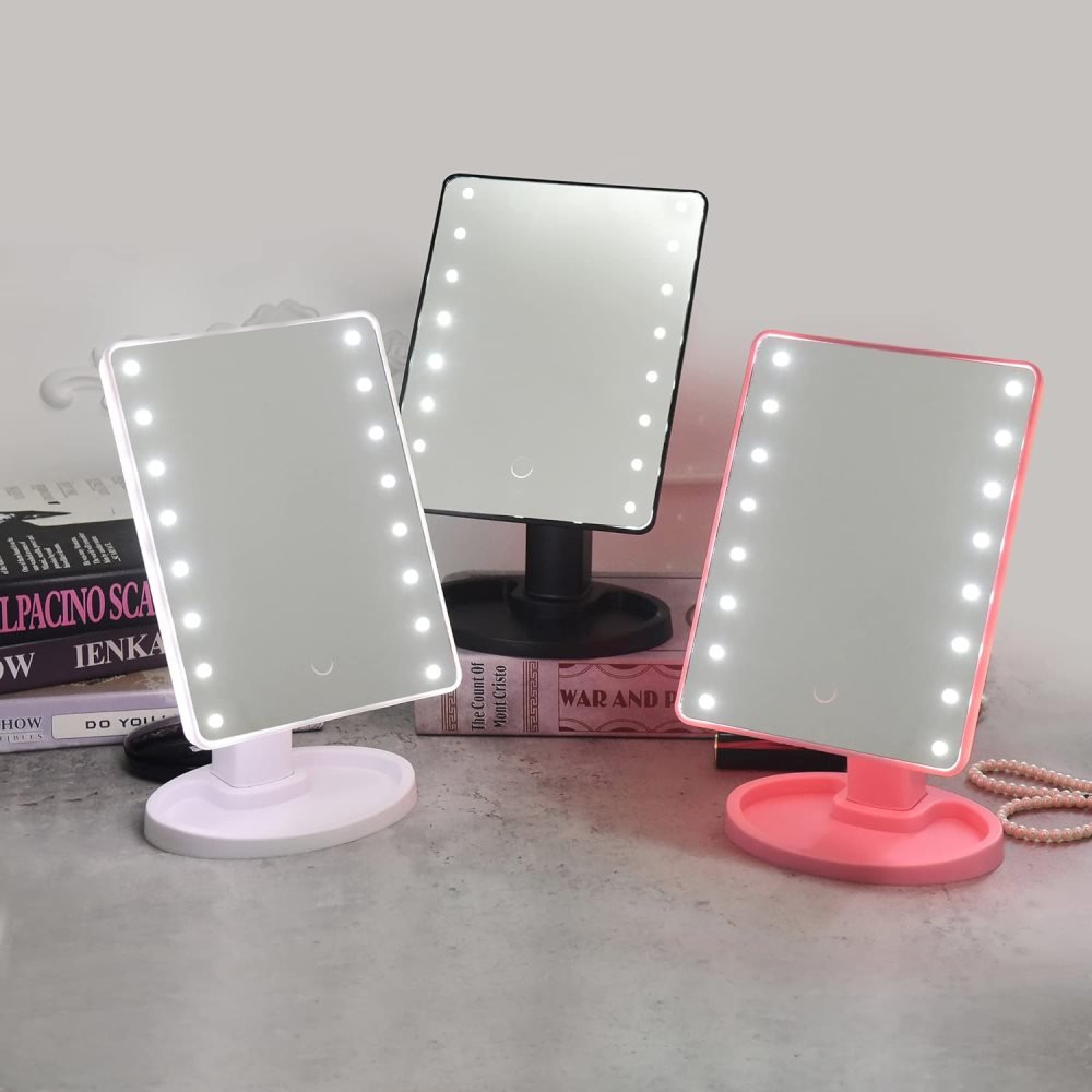 UNIQ STAR Hollywood Classic 16 LED Mirror - Black - | Fashiongirl