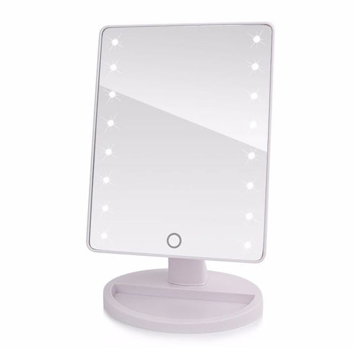 UNIQ STAR Hollywood Classic 16 LED Mirror - White - | Fashiongirl
