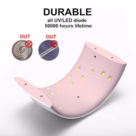UNIQ SUN UV Shield Nail Dryer Lamp with LED light for fingernails & toenails - | Fashiongirl