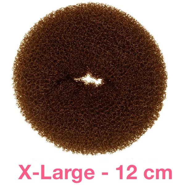 12 cm hair donut - Brown - Fashiongirl