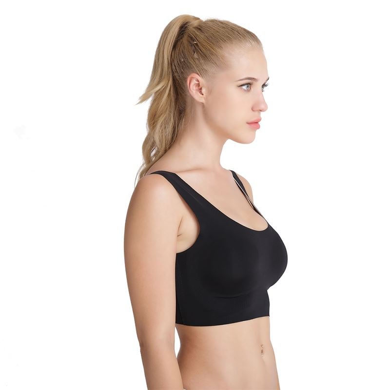 Ahh Bra Comfort Bra With underwired underwire - Black - Fashiongirl