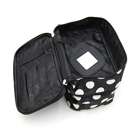 AVERY Dots Double toiletry bag - Fashiongirl