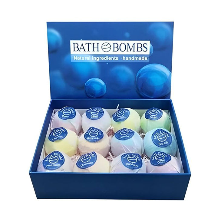 Bath bomb gift set with 12 bath bombs - Fashiongirl