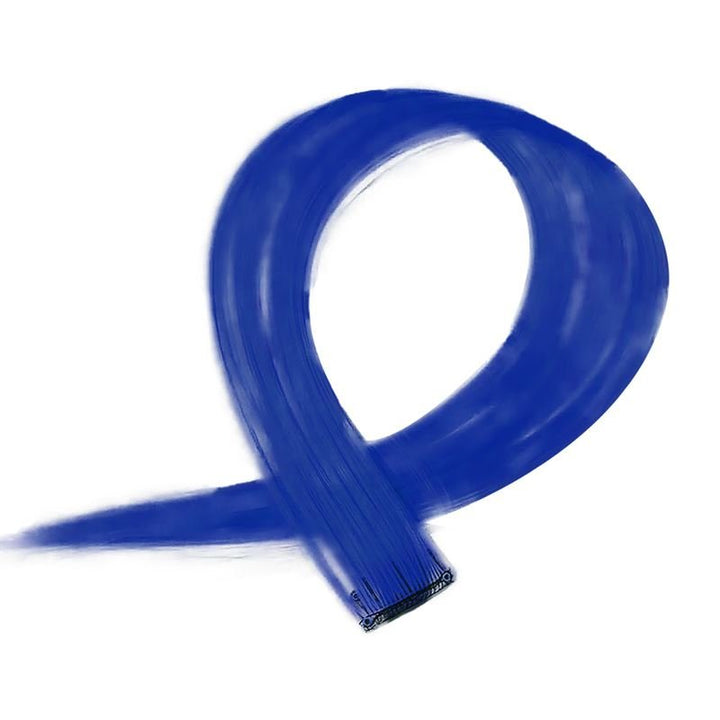 Cobolt blue, 50 cm - Crazy Colour Clip On - Fashiongirl