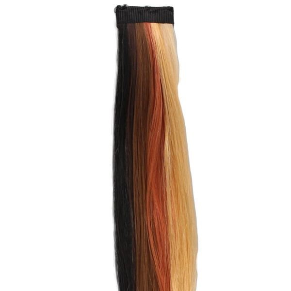 Dark mix, 50 cm - Crazy Colour Clip On - Fashiongirl