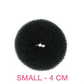 Hair Donut - Black - 4 cm - Fashiongirl