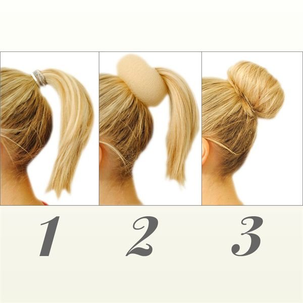 Hair Donut - Blonde - 4cm - Fashiongirl