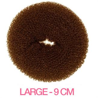 Hair Donut - Brown - 9 cm - Fashiongirl