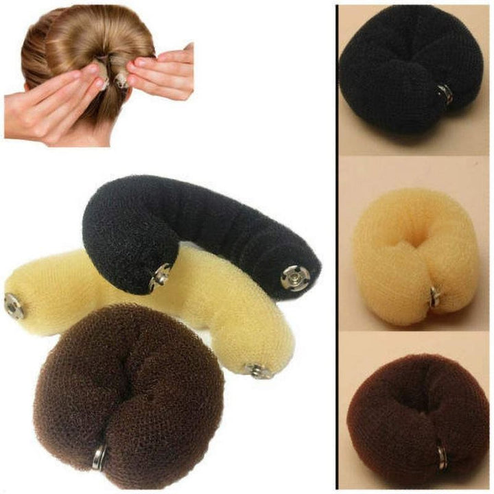 Hair Sausage Donut - Blonde, Brown, Black - 17 cm - Fashiongirl