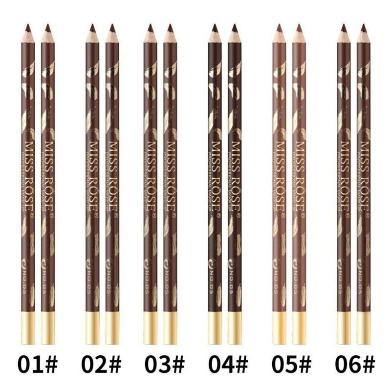 Miss Rose Eyebrow Pencil / Eyebrow Brush - No. 3 Light Brown - Fashiongirl