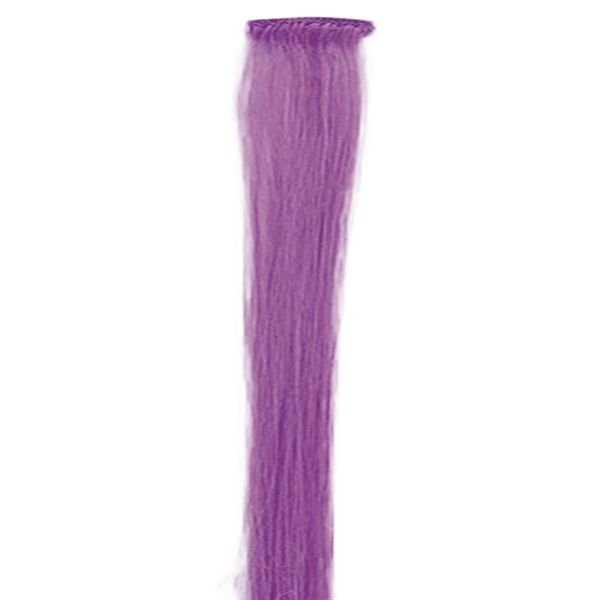 Purple, 50 cm - Crazy Colour Clip On - Fashiongirl